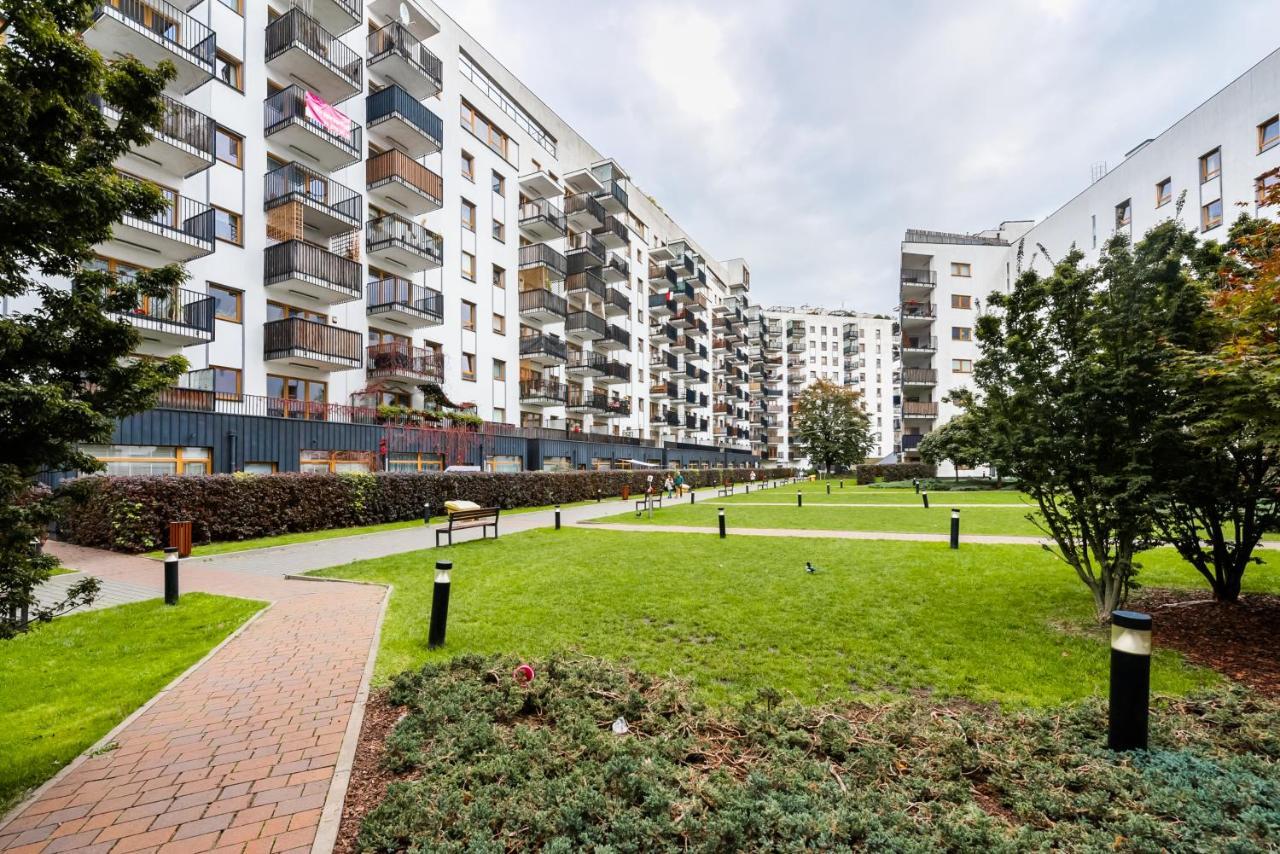 Wola Sunset Apartment Free Parking Warschau Exterior foto